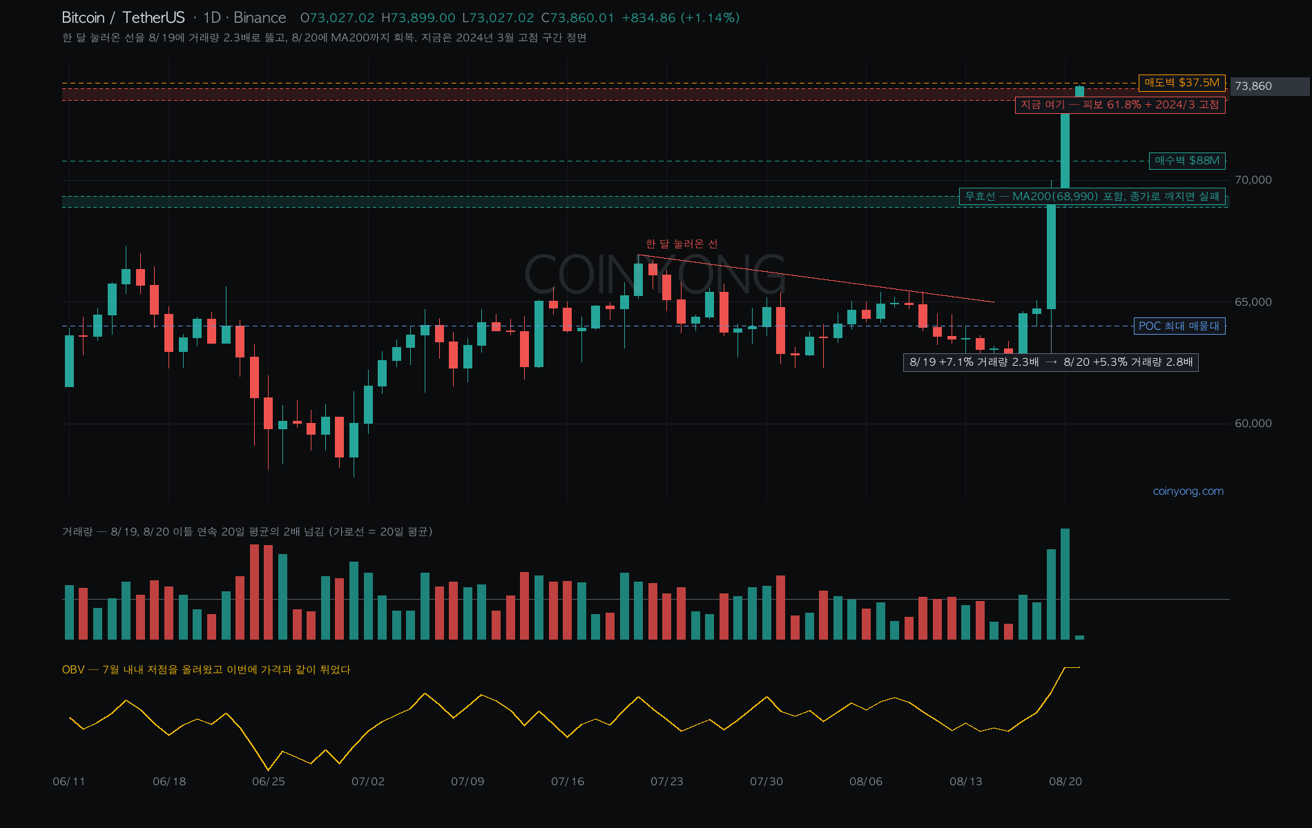 BTC 分析チャート