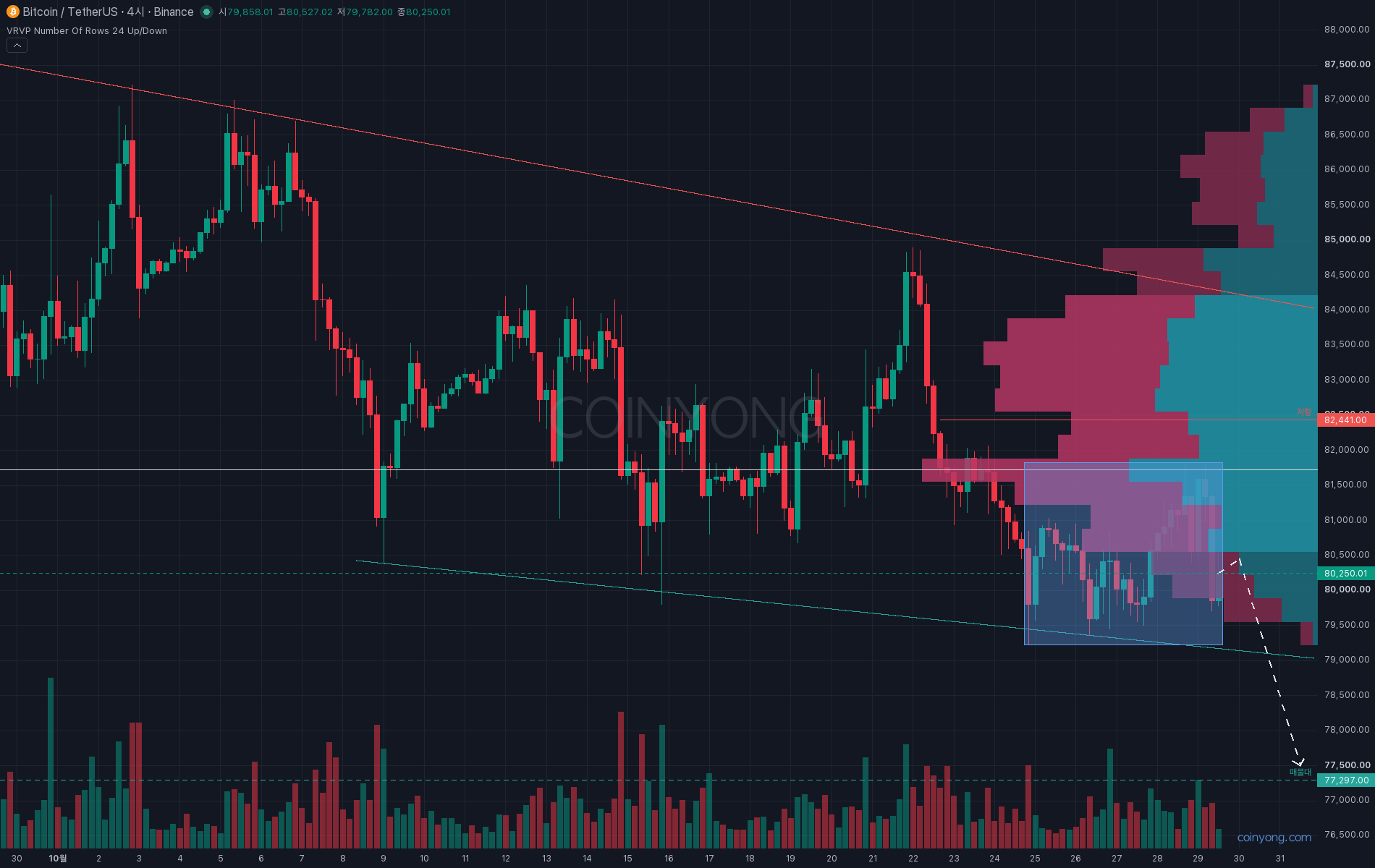 BTC 분석 차트