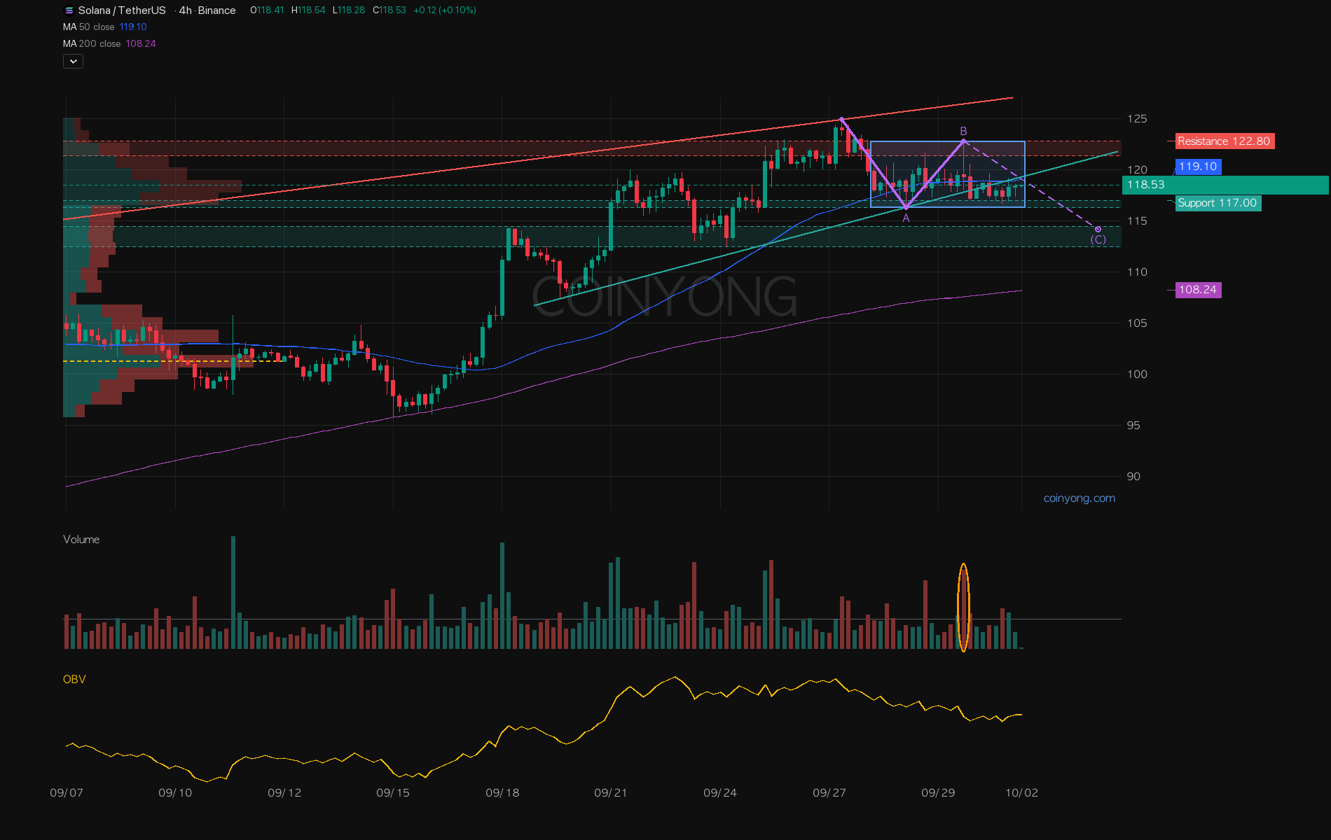 SOL analysis chart