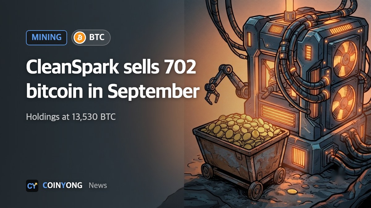 CleanSpark sells 702 bitcoin in September, ends monthly mining updates