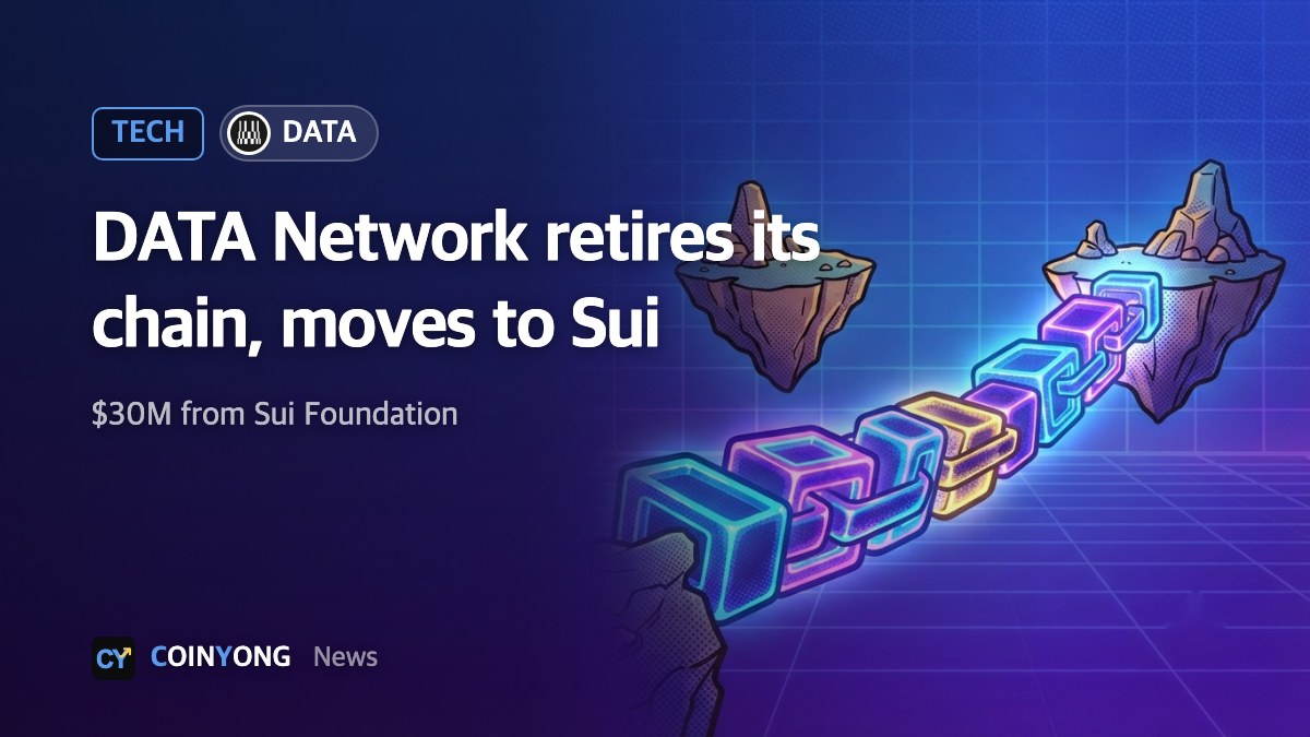DATA Network to retire its own chain and move to Sui, with $30 million from Sui Foundation