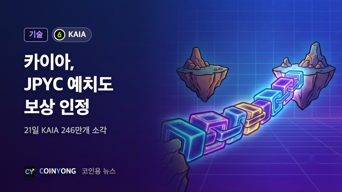 카이아, 21일부터 JPYC 예치도 보상 인정…KAIA 246만개 소각