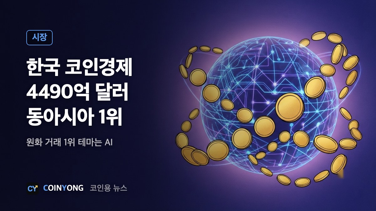 체이널리시스, 한국 코인경제 4490억달러…동아시아 1위