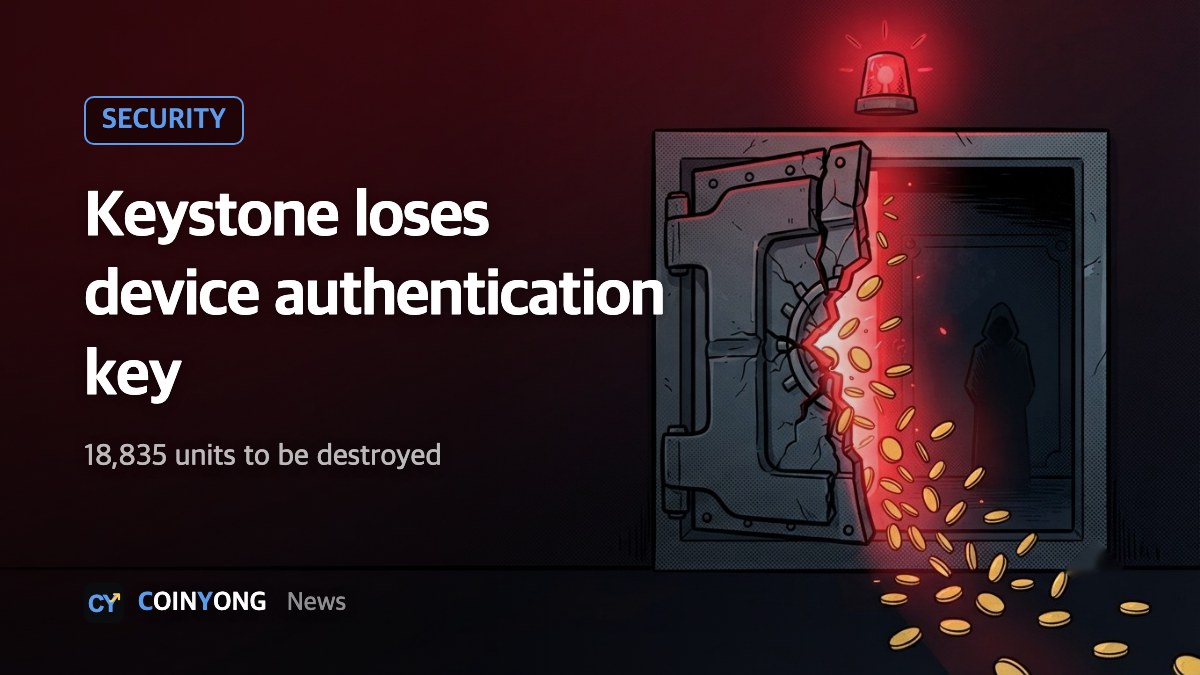 Keystone says hackers also stole its device authentication key; 18,835 units to be destroyed