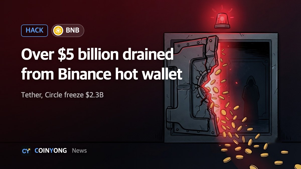 More than $5 billion drained from Binance hot wallet in suspected hack