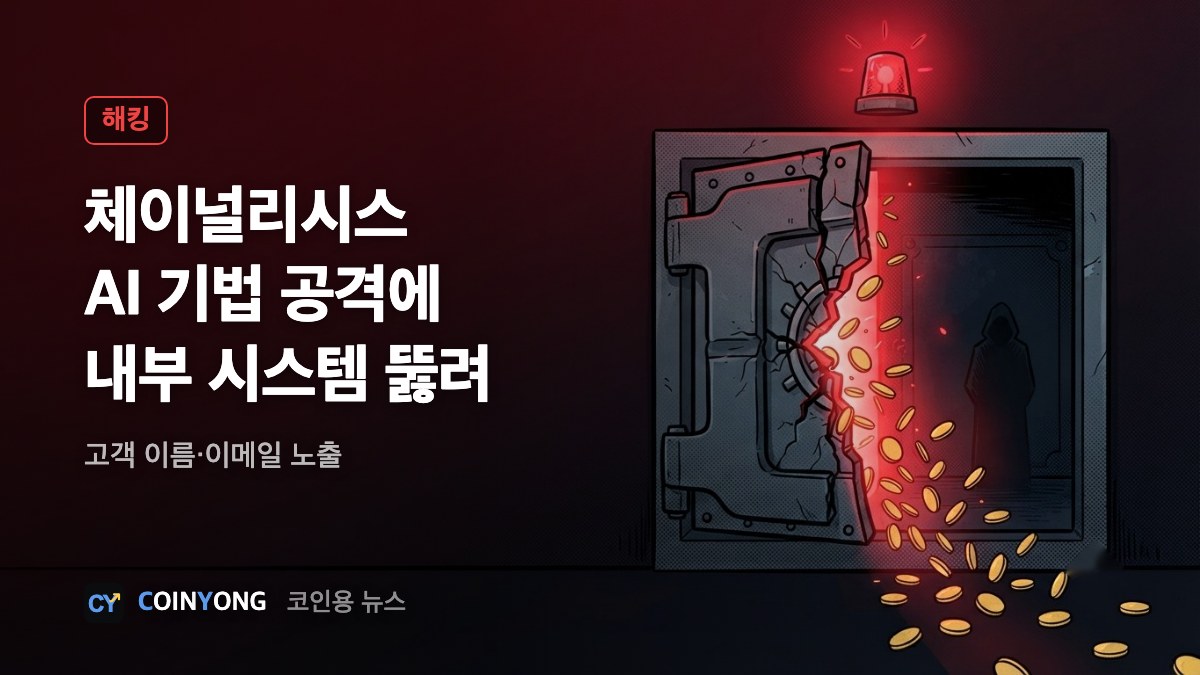 체이널리시스, AI 기법 공격에 뚫려…고객 이름·이메일 노출