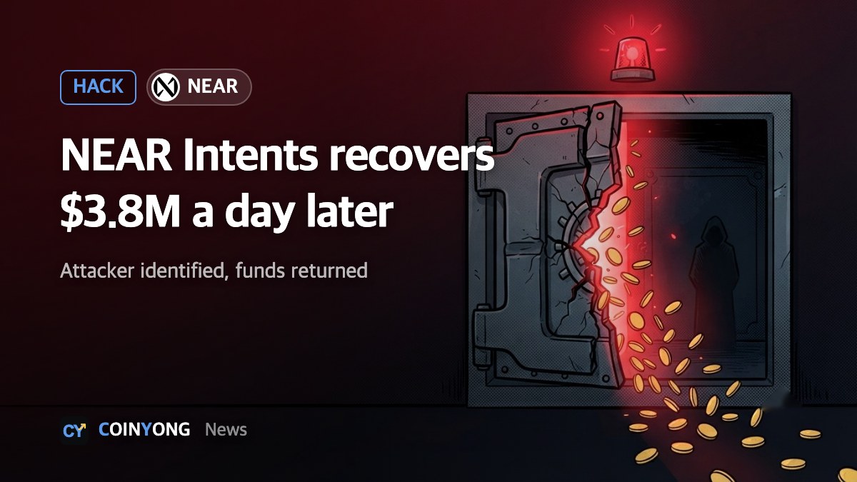 NEAR Intents recovers all $3.8 million taken in exploit a day after the attack