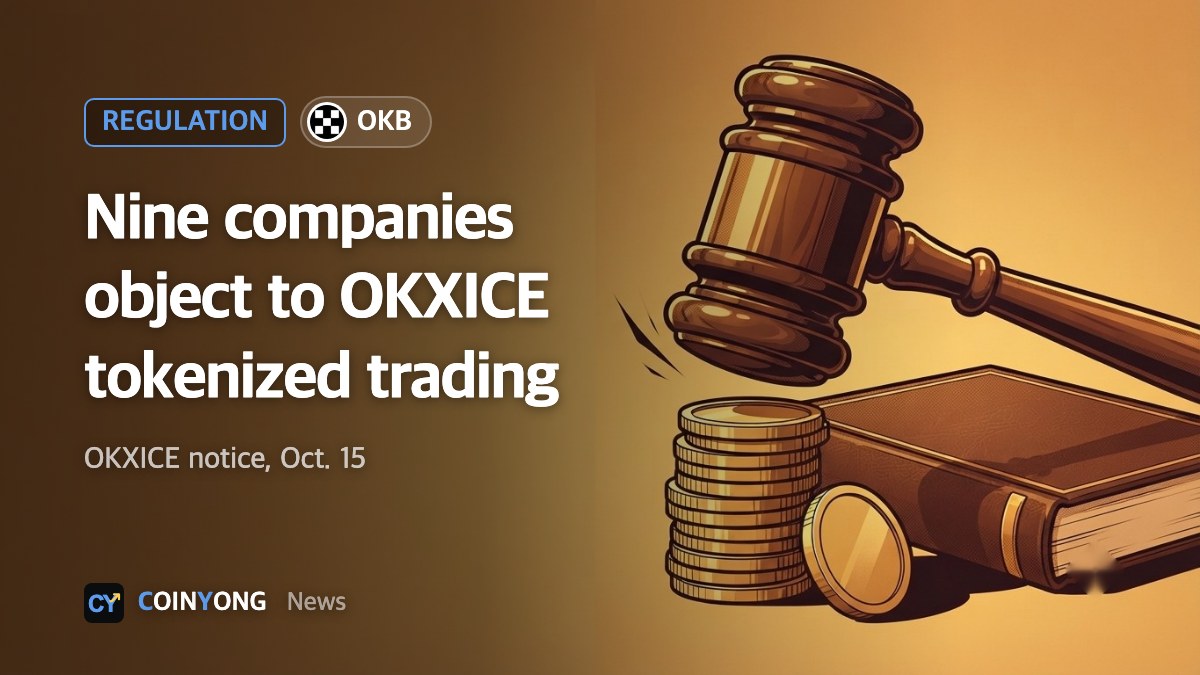 Nine U.S. companies including Broadcom and Verizon object to tokenized trading on OKXICE
